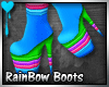 D~RainBow Boots: Blue