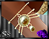 Ss:Pearls Gold Armband R