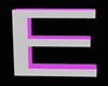 3D Colorful Letter E