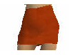 burnt orange suede skirt