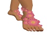 zZ Pink Feet Flower