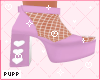 𝓟. Pur. Heart Shoes 6