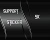 Support Sticker 5k