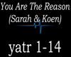 you are the reason