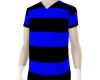 [DJL] shirt blue & black