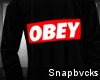 Black Obey Crewneck