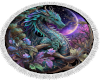 Dragon Oval Rug