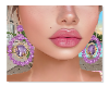 Chandelier - lilac gold
