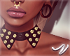 Gold Spiked Collar