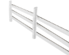 White fence