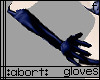 :a: Blue PVC Gloves F