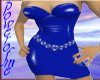 blue pvc dress