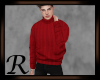 Knit Turtleneck Red