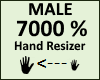 Hand Scaler 7000% Male