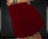 -H- Pleated Skirt Maroon