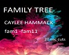 FAMILY TREE-Caylee Hamma