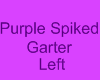 .D. Purple Spiked Garter