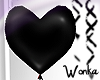 W° Dark Heart Balloon