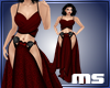 MS Crimson sexy dress