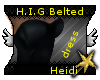 [H] H.I.G. Belted Dress