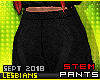 L| Stem Black Sweats