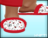 H4 | XMAS Slippers W/Red