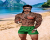 GREEN BEACH SHORTS