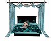 Teal Canopy Bed