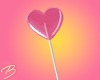 Pink Heart Lollipop