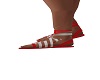 cherry redsilver sandals
