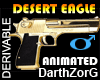 Gold Desert Eagle M