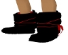 BLACK/RED SNOW BOOTS