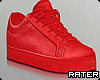 ✘ Red Sneakers.