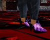 Purple Flame Boots