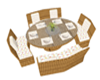 Wicker Dining Set
