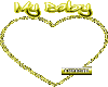 [DOL]M.B.S sticker(Gold)