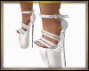 Chained Heels White