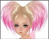 Blond/Pink Pony Tails