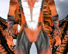 black/orange moomba furs