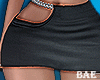 B| Black Chain Skirt