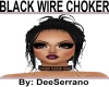BLACK WIRE CHOKER