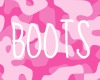 PINK CAMO BOOTS