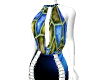 EA/blue design dress