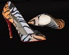 UC tiger heels on floor
