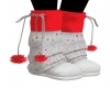 Red/white Xmas Boots