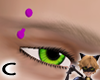 (C) Purple Right Eyebrow