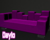 Ɖ•Cube Couch Purple