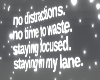 stay in my lane
