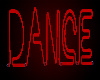 Red Neon Dance Sign