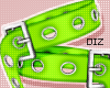 !!D Legs Straps Green